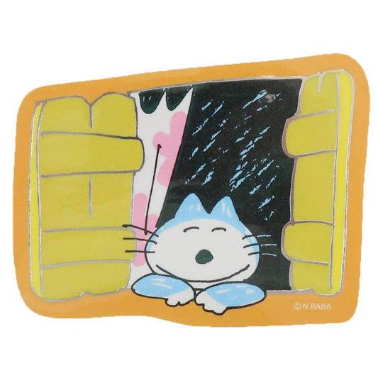 11ぴきのねこ ダイカットシール 箔押しステッカー 窓 学研ステイフル デコシール 絵本キャラクター グッズ メール便可 シネマコレクション