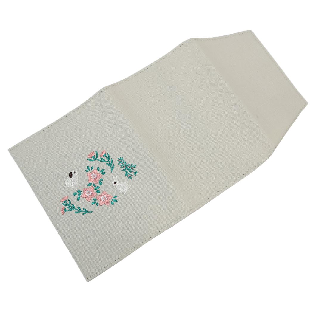 annas アンナス 文庫本カバー 刺繍ブックカバー ウサギ 学研ステイフル 文庫本サイズ 読書 おしゃれ おしゃれ グッズ メール便可 シネマコレクション