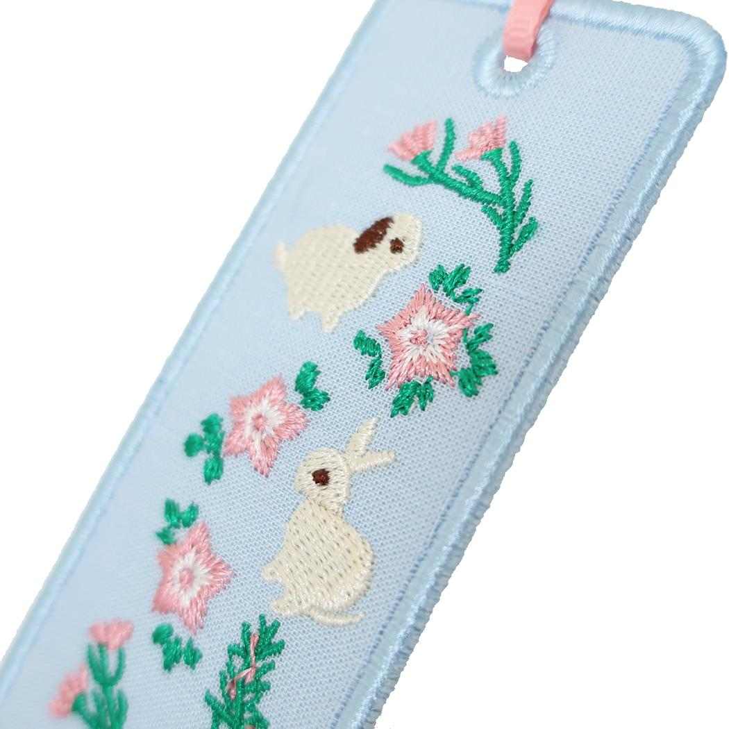 annas アンナス しおり 刺繍ブックマーカー ウサギ 学研ステイフル 読書 プレゼント おしゃれ グッズ メール便可 シネマコレクション