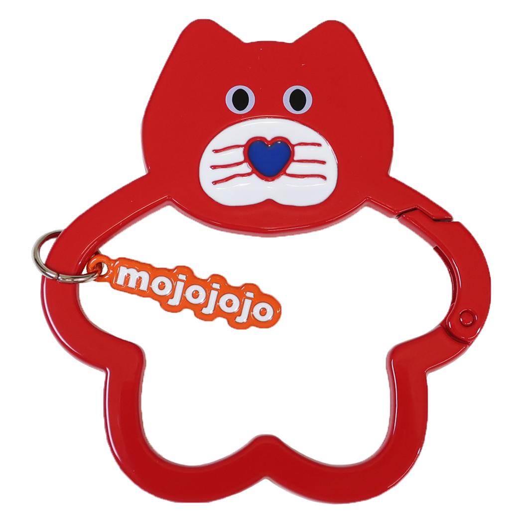 mojojojo キーリング カラビナキーホルダー RD モジョジョジョ 学研ステイフル