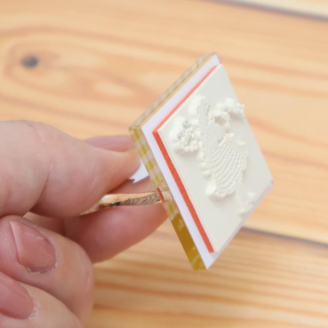 アクリルスタンドスタンプ ハンコ くらはしれい YE 学研ステイフル はんこ 手帳デコ