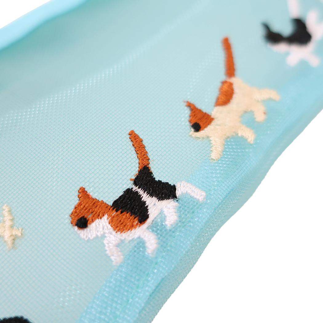 annas アンナス ペンケース 刺繍メッシュペンポーチ ネコ 学研ステイフル 筆箱 新学期準備文具 おしゃれ グッズ メール便可 シネマコレクション
