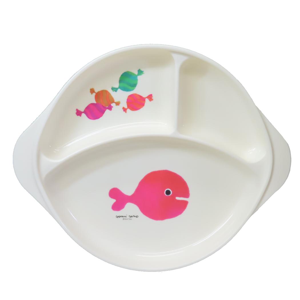 食器ギフトセット 食器セット 五味太郎 きんぎょがにげた ホワイト 学研ステイフル こども食器ギフトセット 絵本