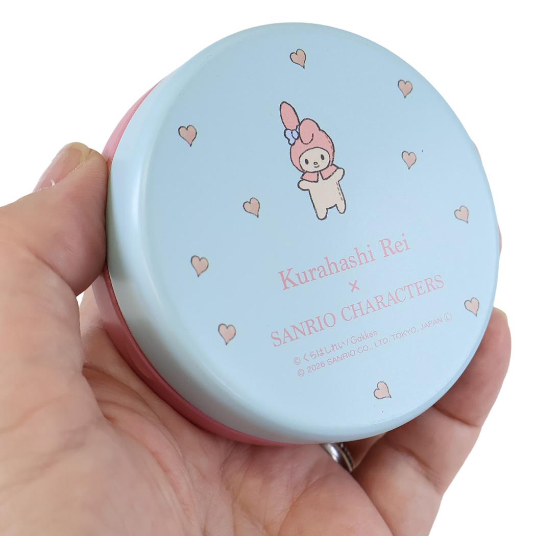 サンリオキャラクターズxくらはしれい メモ帳 缶入りメモ マイメロディ ピンク 学研ステイフル