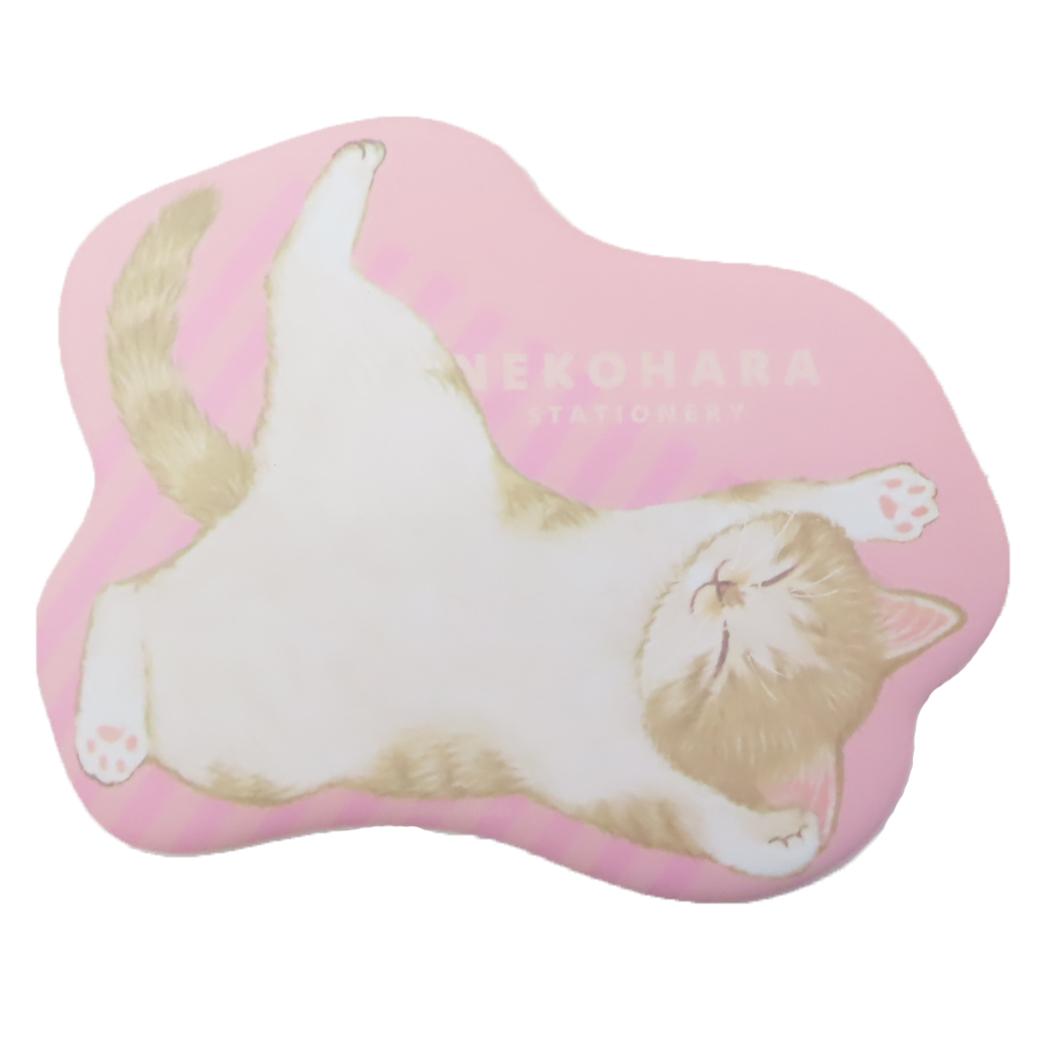 特大シール ビッグシール ねこハラ ピンク ねこ 学研ステイフル デコシール かわいい メール便可