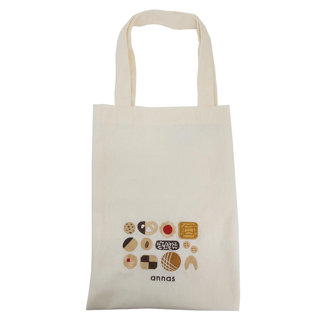 刺繍トート トートバッグ annas アンナス クッキー 学研ステイフル 手提げかばん おしゃれ メール便可
