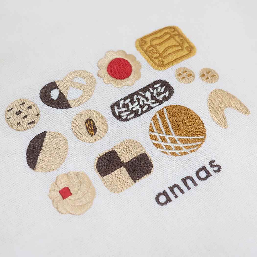 刺繍トート トートバッグ annas アンナス クッキー 学研ステイフル 手提げかばん おしゃれ メール便可