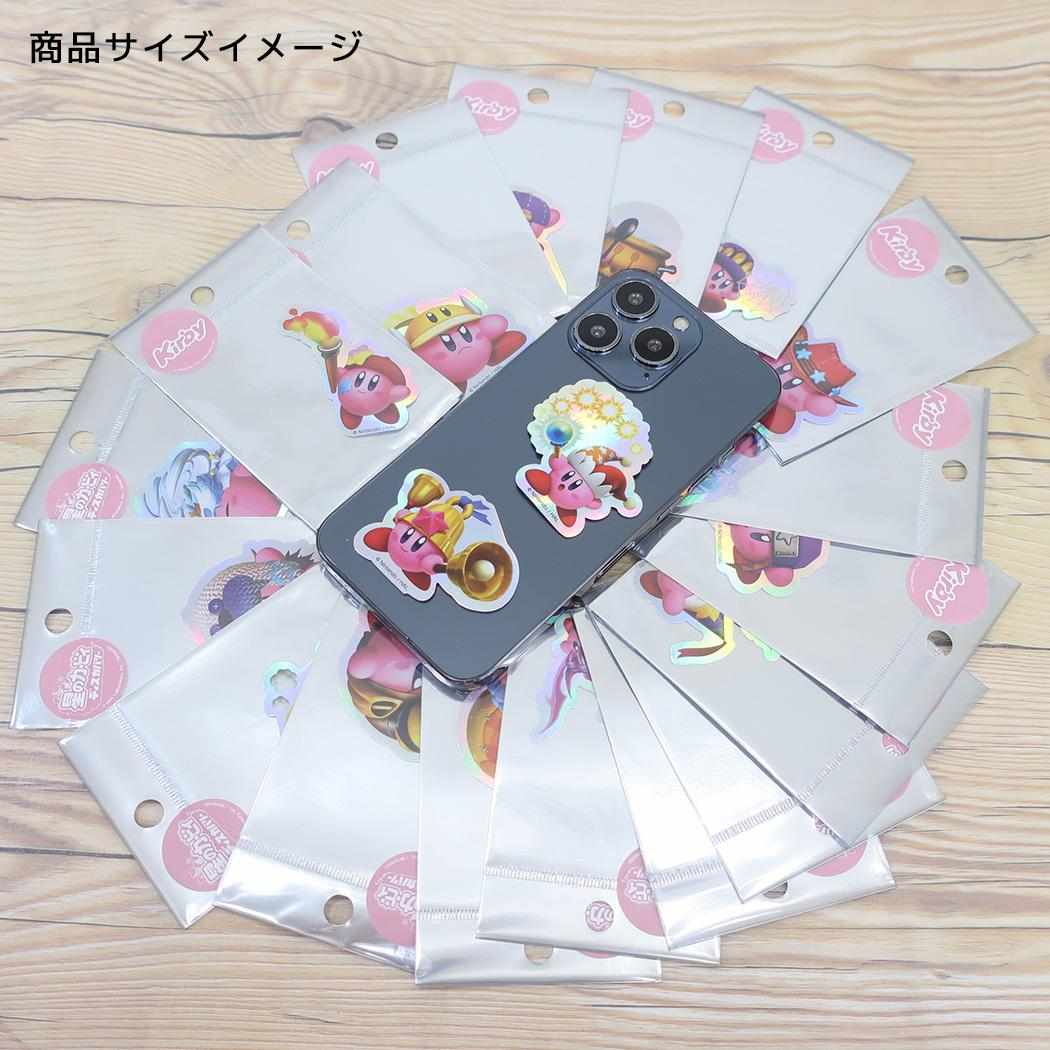 キャラスタムステッカー 1P ダイカットシール 星のカービィ ビーム グルマンディーズ デコシール 耐水性 メール便可