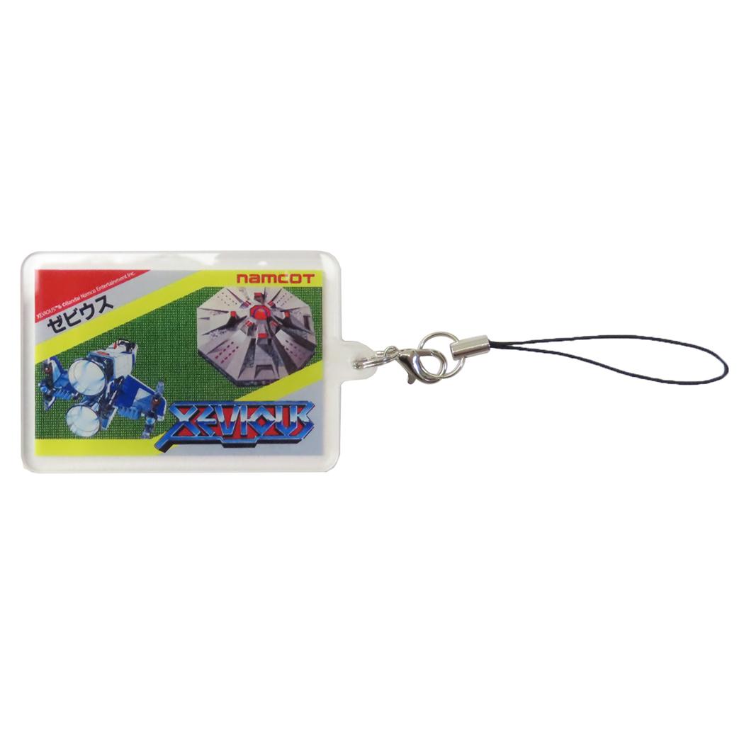 スマートフォンアクリルストラップ モバイルアクセサリ ナムコレジェンダリー ゼビウス グルマンディーズ キーホルダー ゲームメール便可