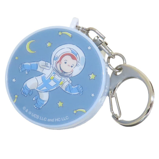 防犯ブザー 警報ブザー おさるのジョージ 宇宙 グルマンディーズ 安全対策 絵本メール便可