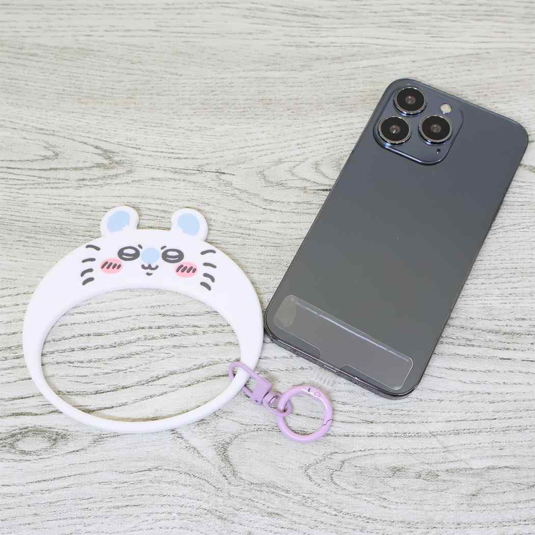 ちいかわ スマホリング マルチリングプラス シリコンブレスレット モモンガ グルマンディーズ スマホアクセ キャラクター グッズ メール便可 シネマコレクション