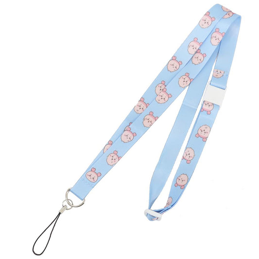 ネックピース ネックストラップ ちいかわ 古本屋 グルマンディーズ 携帯ストラップ メール便可