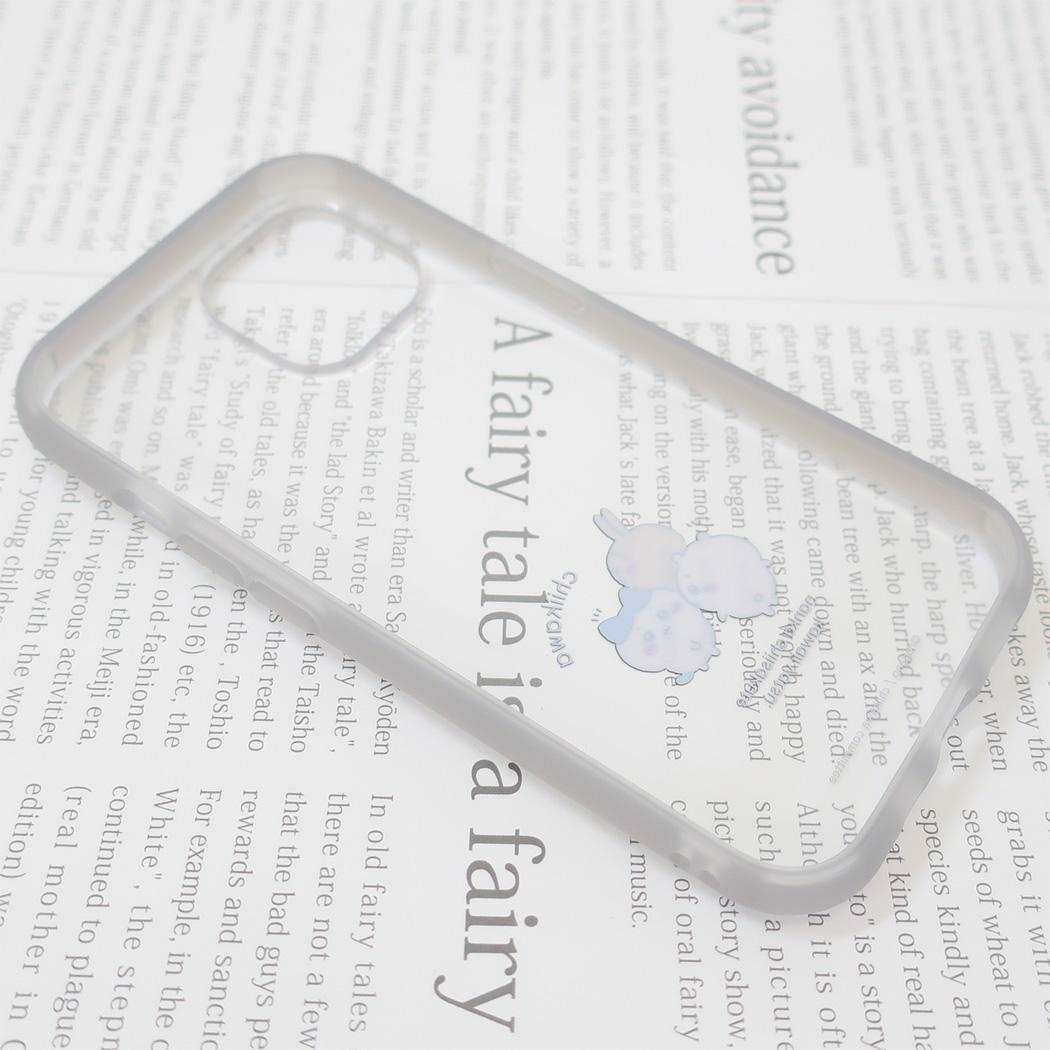ちいかわ ボンボンドロップシール みんな ニコニコ 1シート付！[iPhone15/14/13]IIIIfit Clear 2023 iPhone 6.1inch 2LENS model対応ケース セット