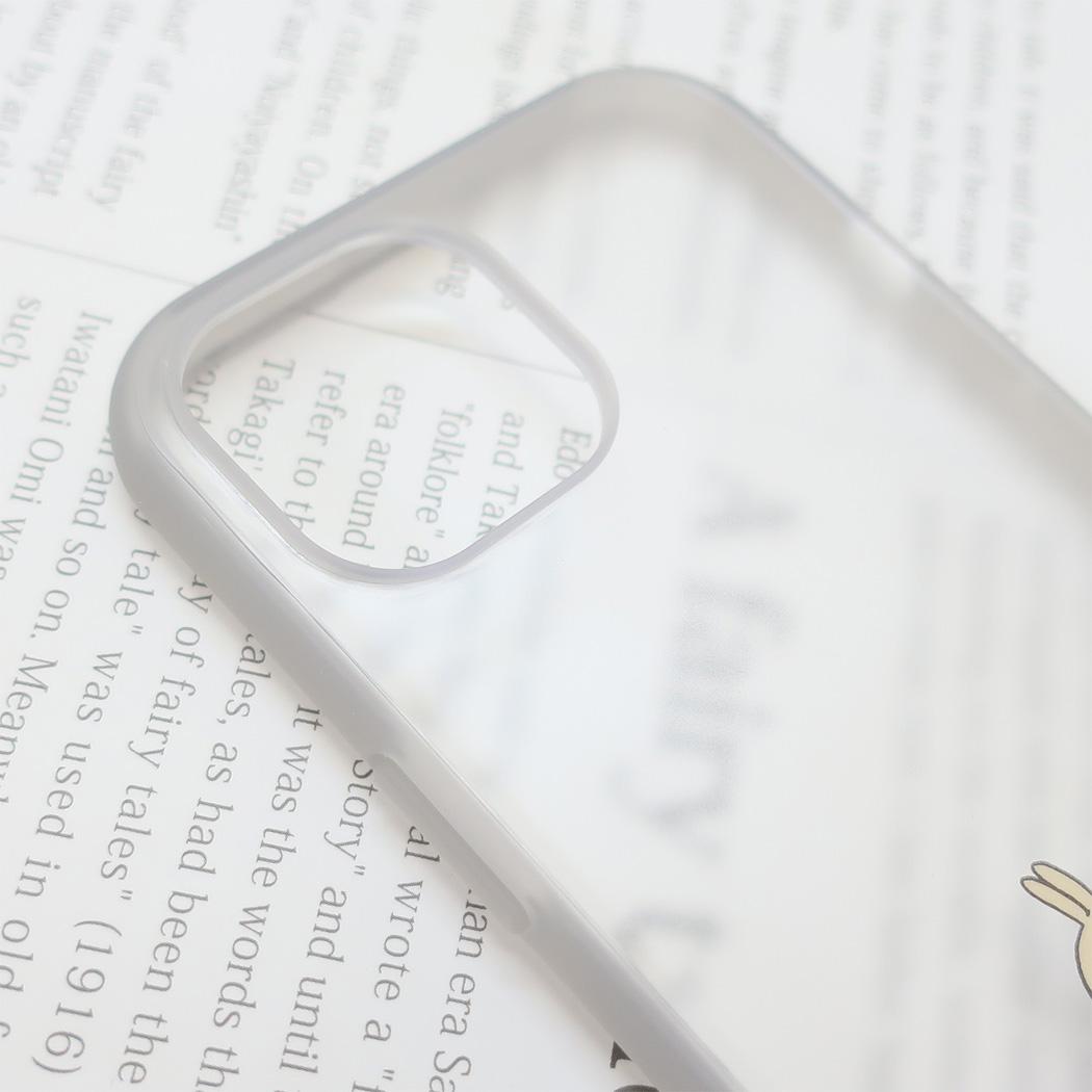 IIIIfit Clear 2023 iPhone 6.1inch 2LENS model対応ケース iPhone15/14/13 ちいかわ ふりかえり グルマンディーズ スマホカバー