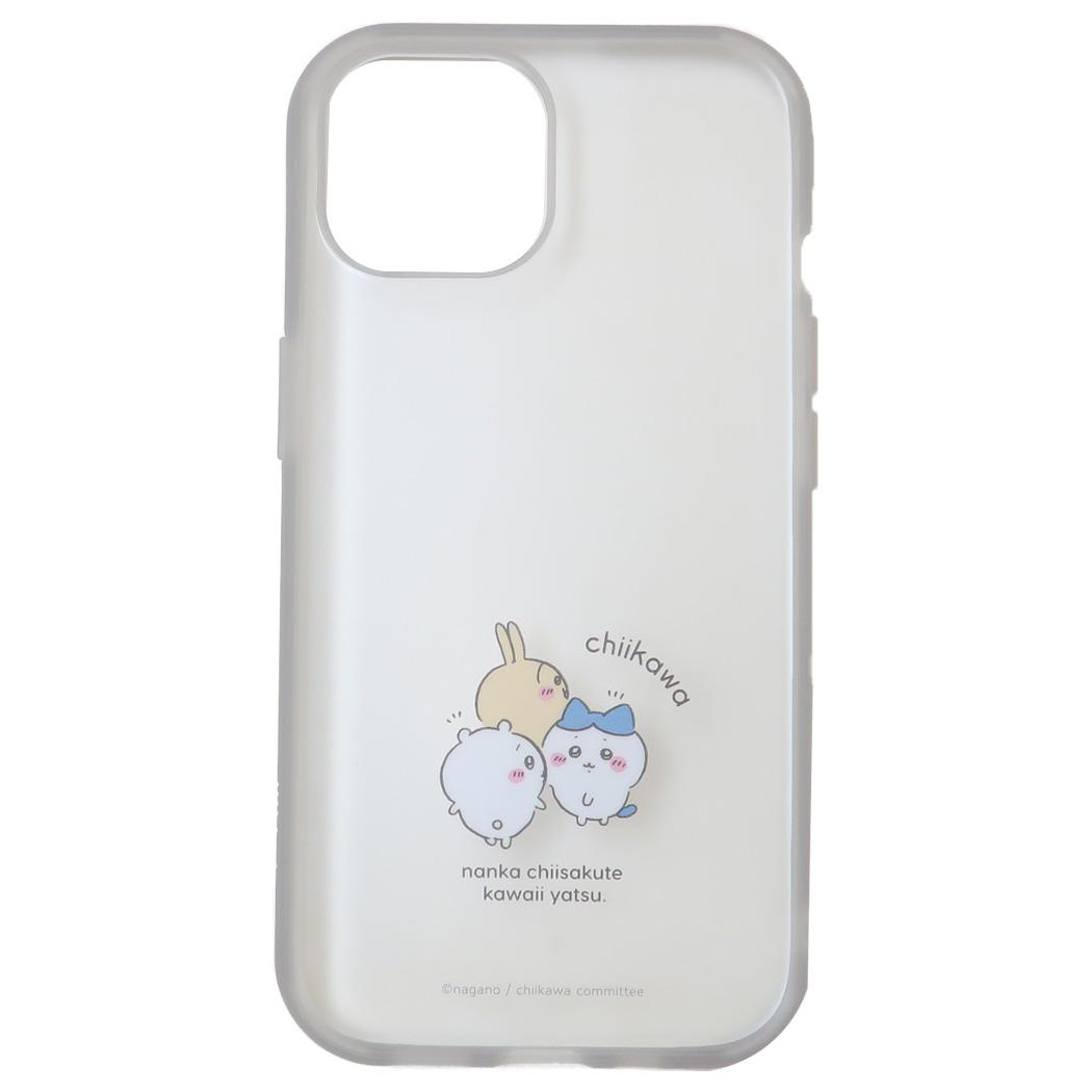 ちいかわ ボンボンドロップシール みんな ニコニコ 1シート付！[iPhone15/14/13]IIIIfit Clear 2023 iPhone 6.1inch 2LENS model対応ケース セット