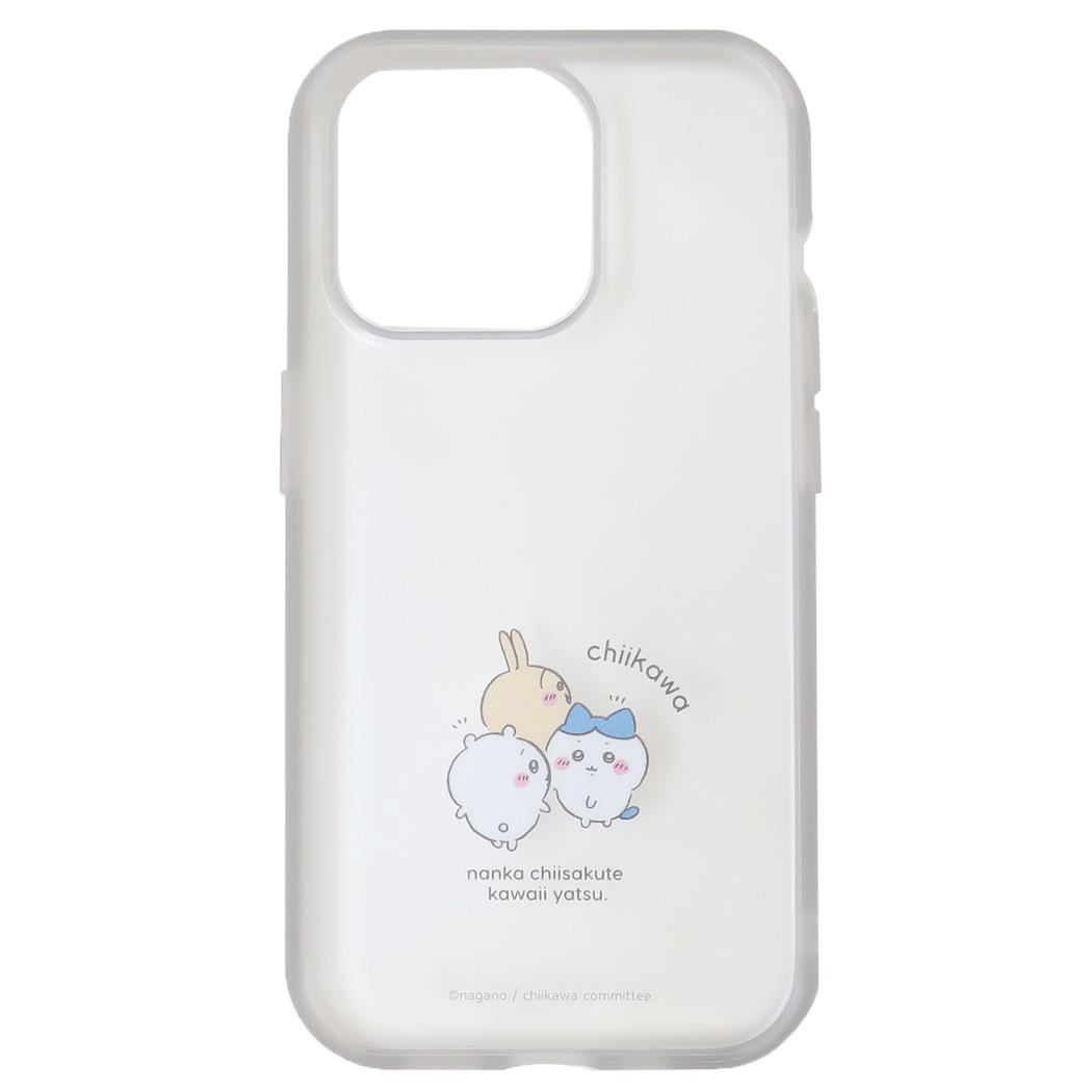 ちいかわ ボンボンドロップシール みんな ポーズ 1シート付！[iPhone15 Pro]IIIIfit Clear 2023 iPhone 6.1inch 3LENS model対応ケース セット