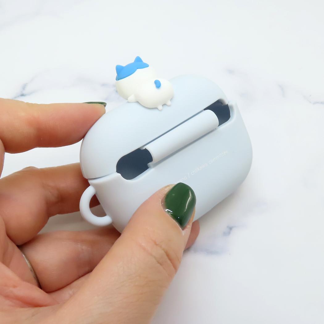 AirPods Pro(第2世代) AirPods Pro対応 シリコンケース イヤホンケース ちいかわ ハチワレ グルマンディーズ エアポッズケース 収納 衝撃防止