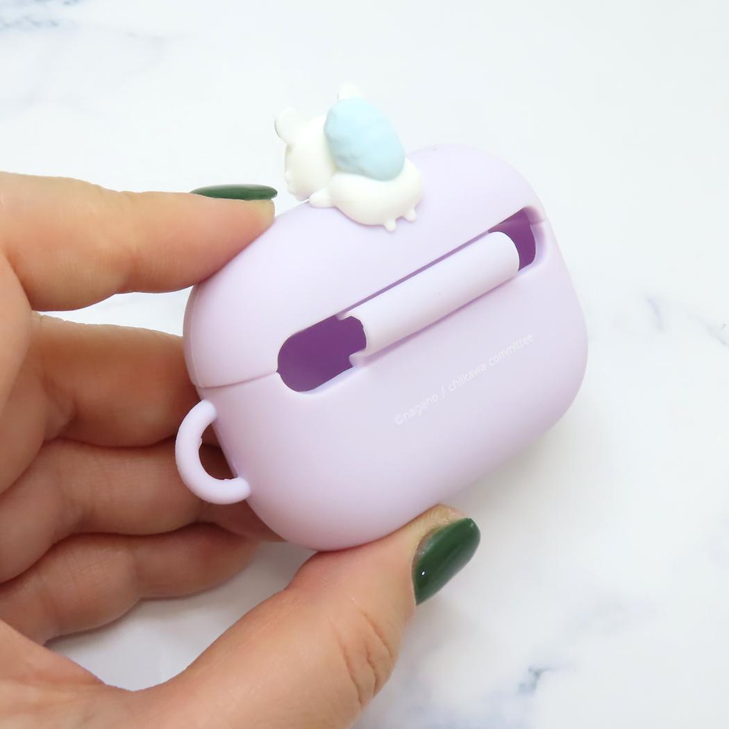 AirPods Pro(第2世代) AirPods Pro対応 シリコンケース イヤホンケース ちいかわ モモンガ グルマンディーズ エアポッズケース 収納 衝撃防止