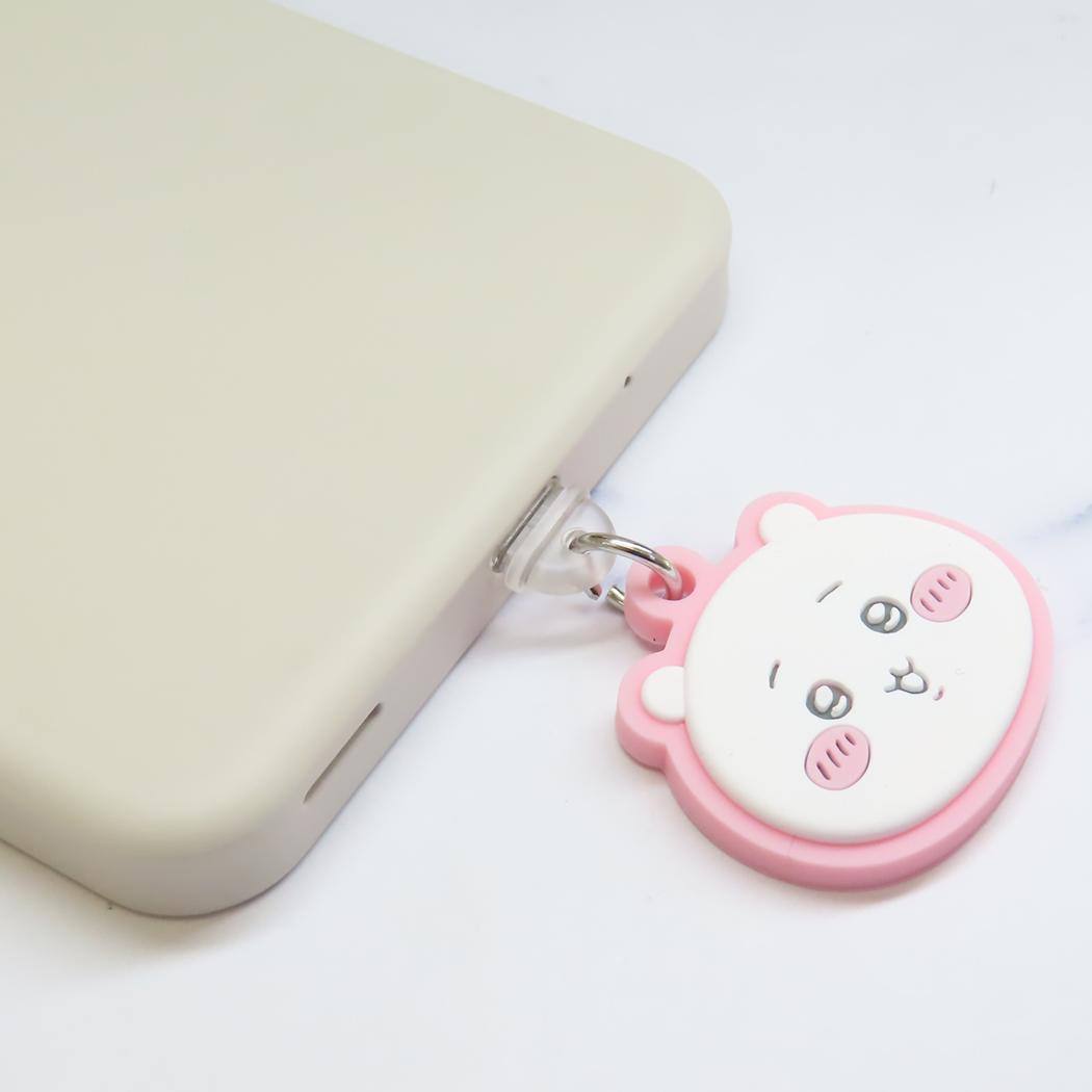 USB Type-C対応コネクタチャーム スマホアクセ ちいかわ グルマンディーズ 汚れ防止 メール便可