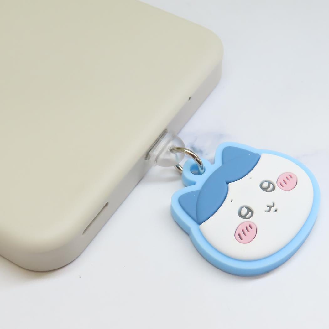 USB Type-C対応コネクタチャーム スマホアクセ ちいかわ ハチワレ グルマンディーズ 汚れ防止 メール便可