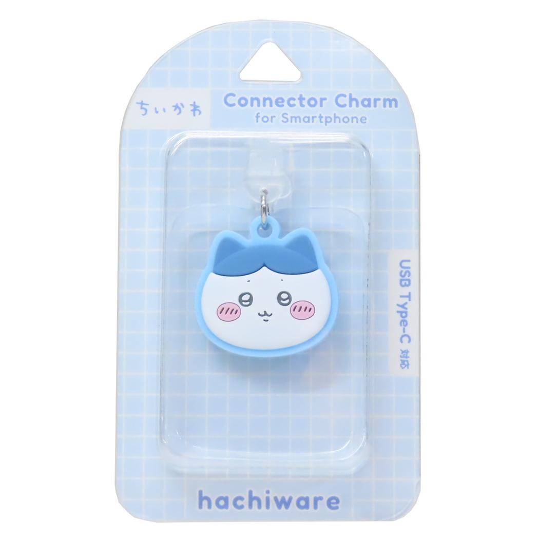 USB Type-C対応コネクタチャーム スマホアクセ ちいかわ ハチワレ グルマンディーズ 汚れ防止 メール便可