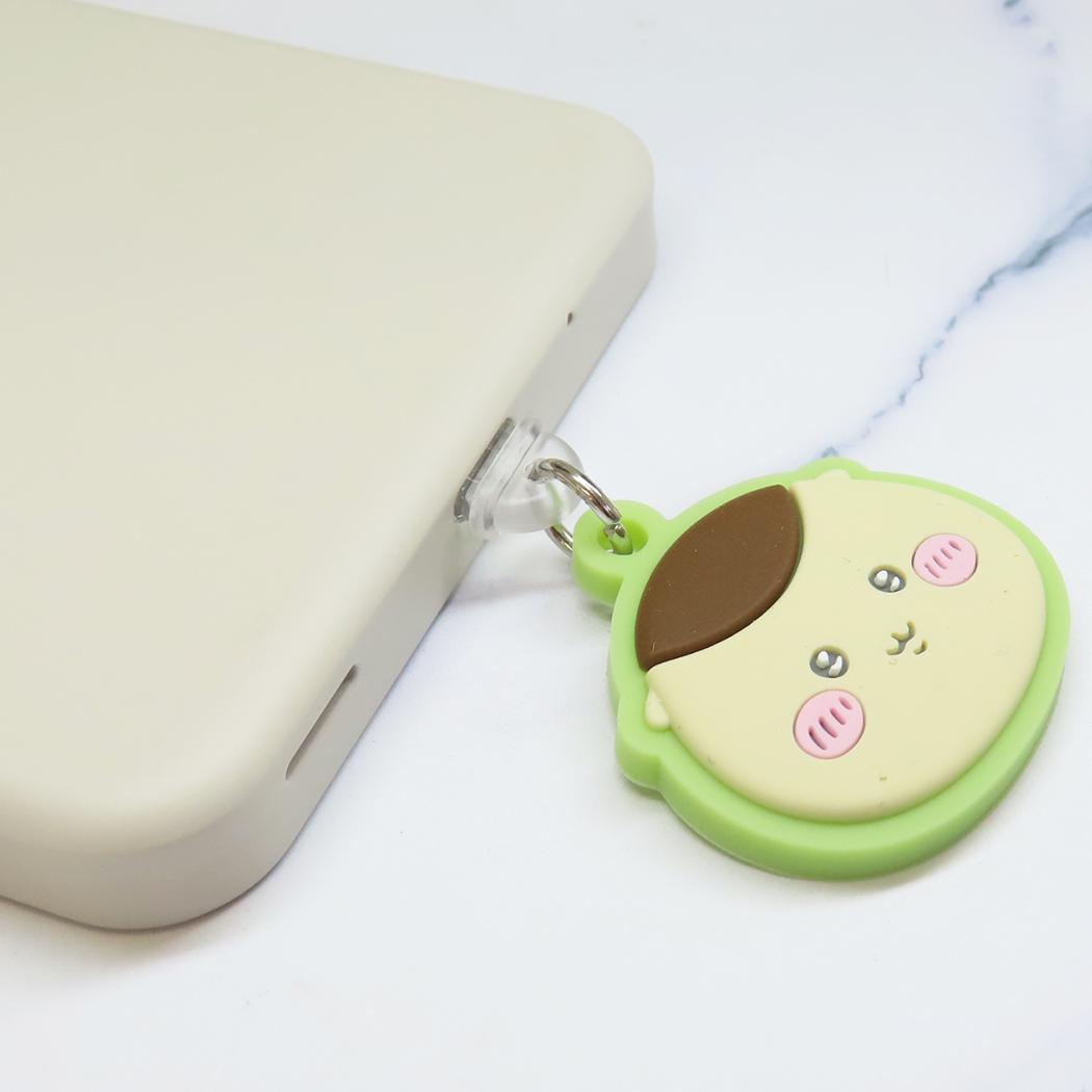USB Type-C対応コネクタチャーム スマホアクセ ちいかわ くりまんじゅう グルマンディーズ 汚れ防止 メール便可