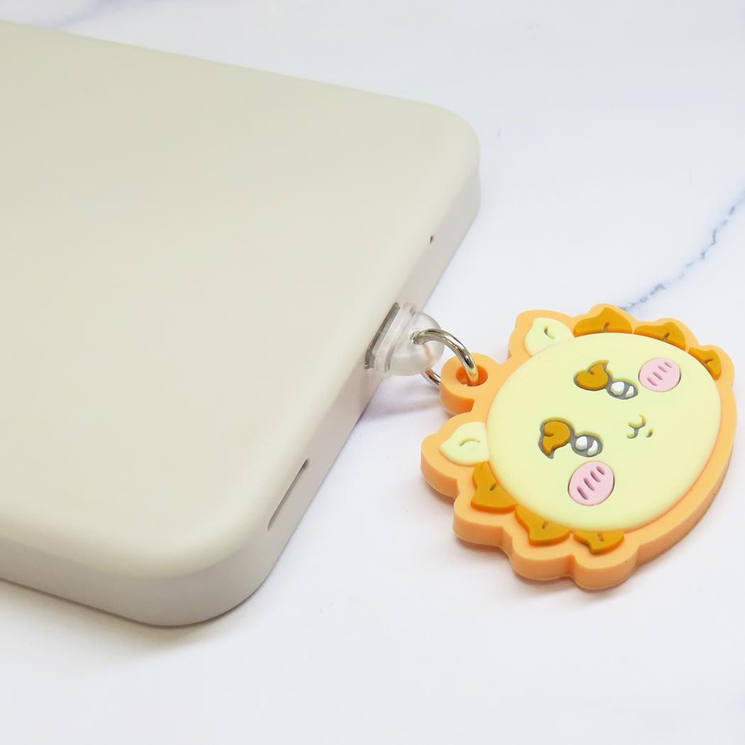 USB Type-C対応コネクタチャーム スマホアクセ ちいかわ シーサー グルマンディーズ 汚れ防止 メール便可
