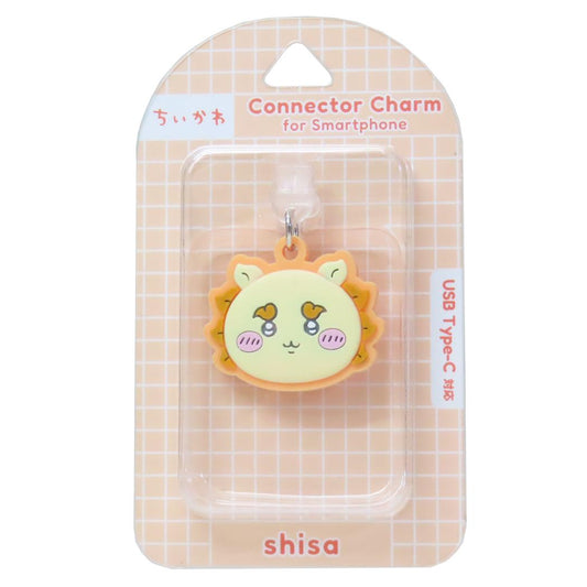 USB Type-C対応コネクタチャーム スマホアクセ ちいかわ シーサー グルマンディーズ 汚れ防止 メール便可