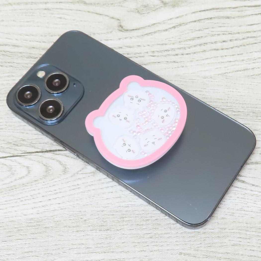 シャカシャカPOCOPOCO スマホアクセ ちいかわ グルマンディーズ スマホスタンド メール便可