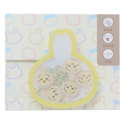 シャカシャカPOCOPOCO スマホアクセ ちいかわ うさぎ グルマンディーズ スマホスタンド メール便可