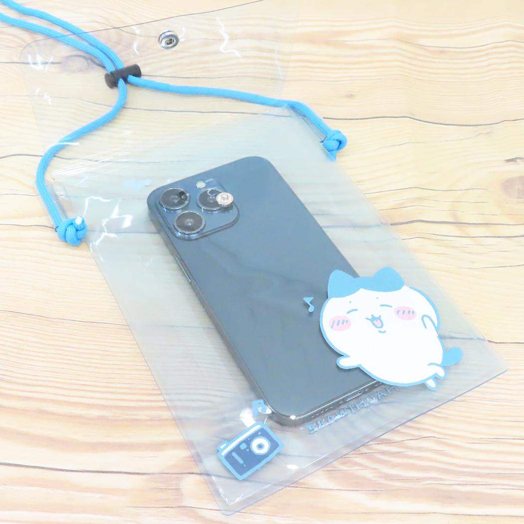 IIIIpocket Clear スマートフォンポーチ スマホポーチ ちいかわ ハチワレ グルマンディーズ スマホショルダー 斜め掛け メール便可