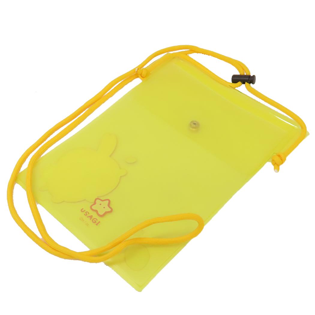 IIIIpocket Clear スマートフォンポーチ スマホポーチ ちいかわ うさぎ グルマンディーズ スマホショルダー 斜め掛け メール便可