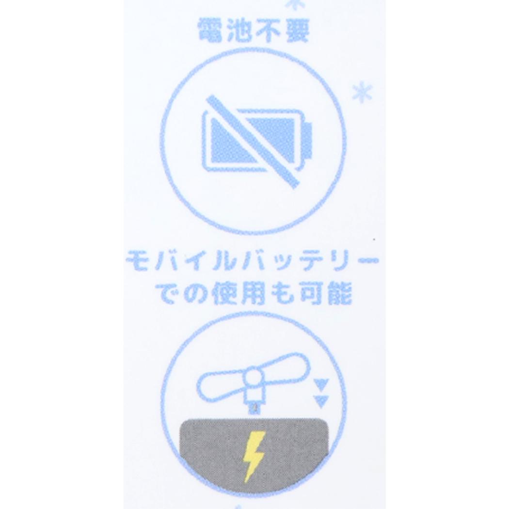 ちいかわ 携帯用扇風機 コネクタ付きミニクールファン Type-C くりまんじゅう グルマンディーズ