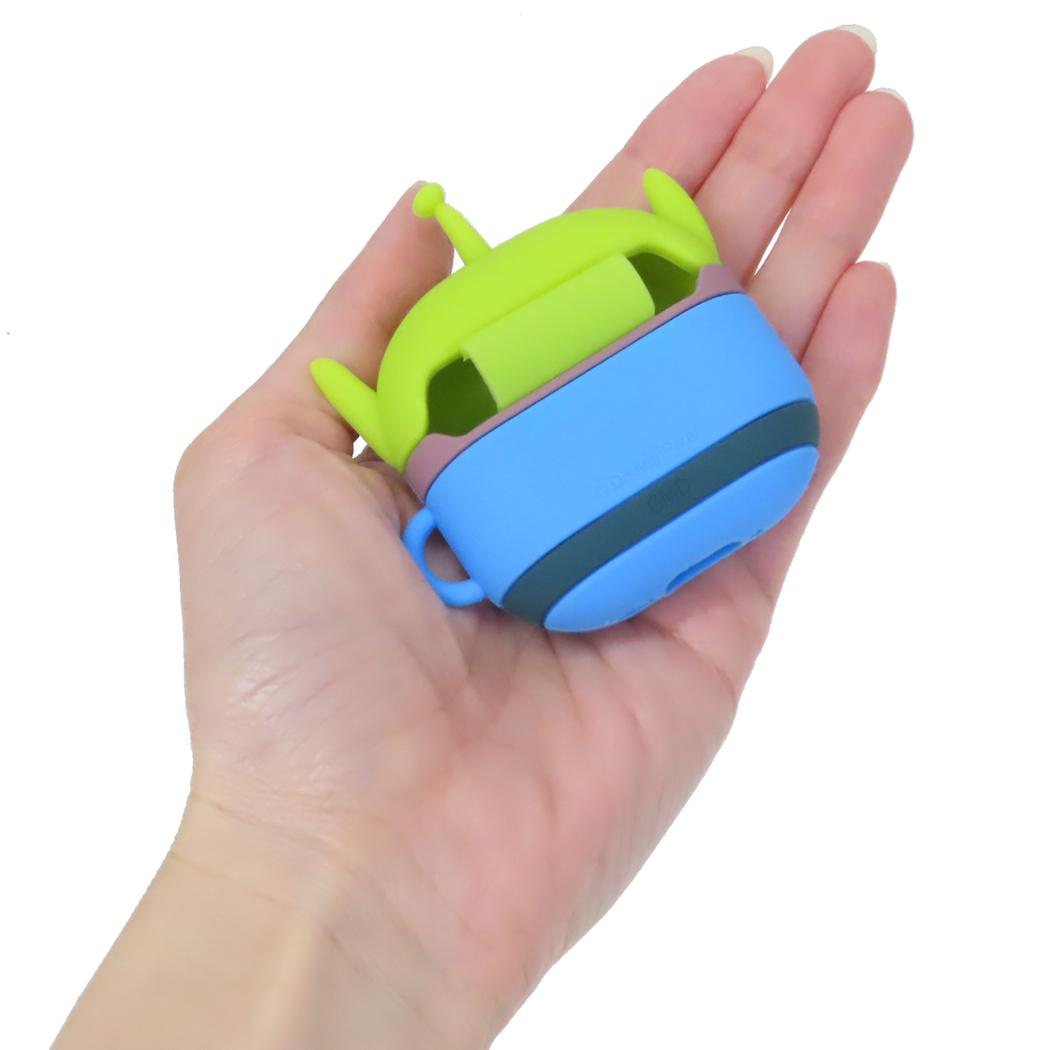 AirPods 4対応 シリコンケース エアーポッズケース トイストーリー エイリアン ディズニー グルマンディーズ シリコンカバー イヤホンケース メール便可
