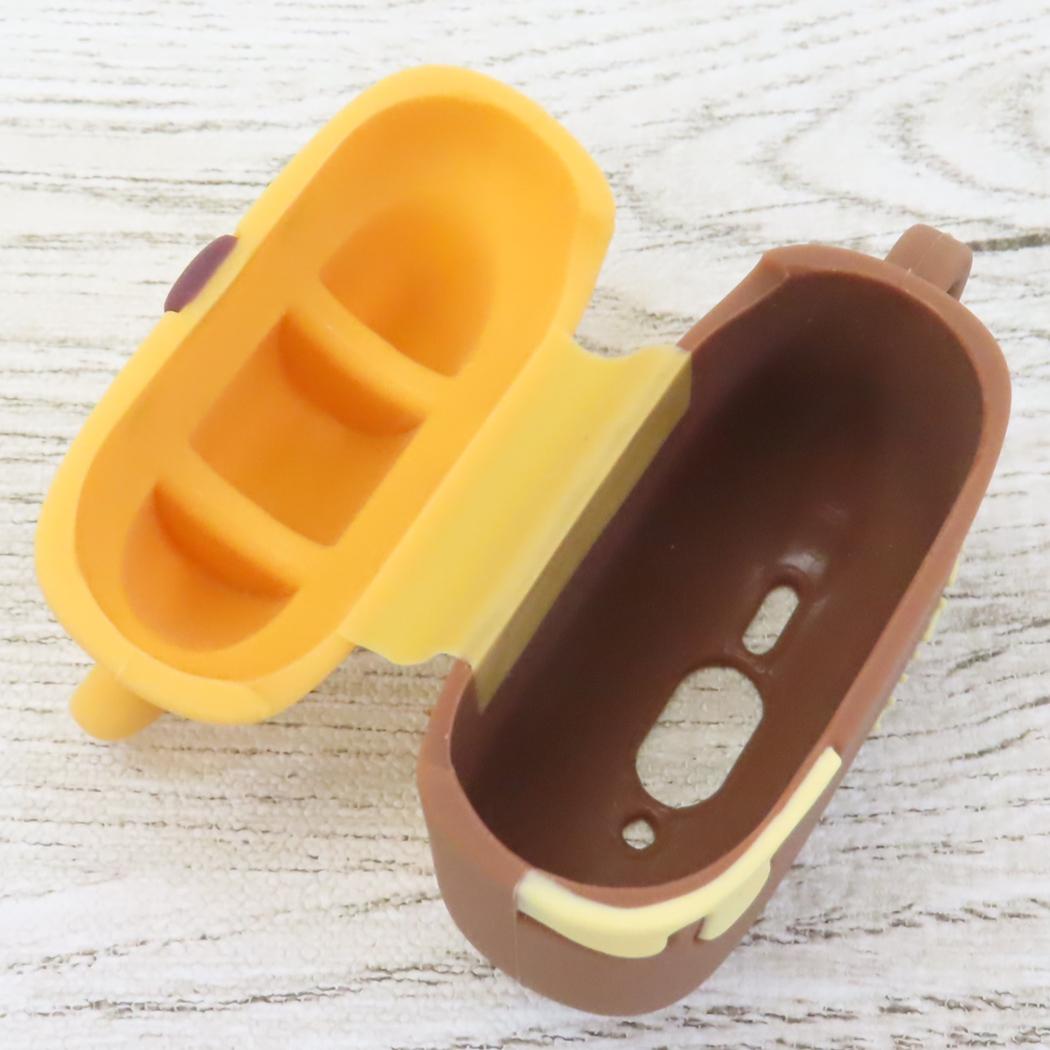 AirPods 4対応 シリコンケース エアーポッズケース くまのプーさん ディズニー グルマンディーズ シリコンカバー イヤホンケース メール便可