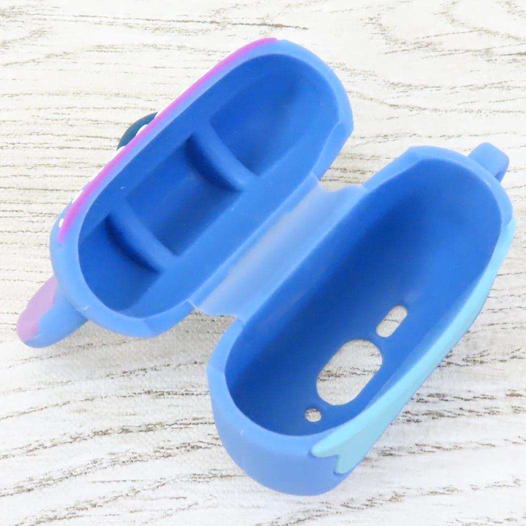 AirPods 4対応 シリコンケース エアーポッズケース スティッチ ディズニー グルマンディーズ シリコンカバー イヤホンケース メール便可