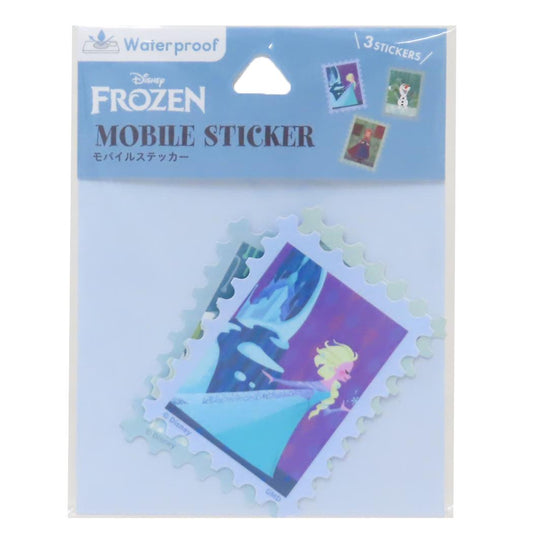 モバイルステッカー ダイカットシール アナと雪の女王 ディズニー グルマンディーズ デコレーション メール便可