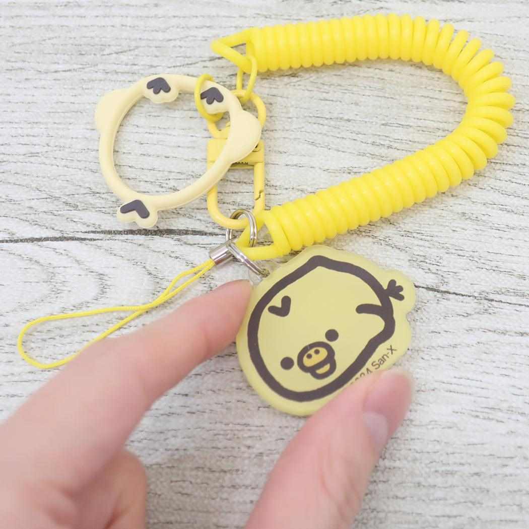 マルチコイルストラップ 携帯ストラップ リラックマ キイロイトリ サンエックス グルマンディーズ スマホアクセ メール便可