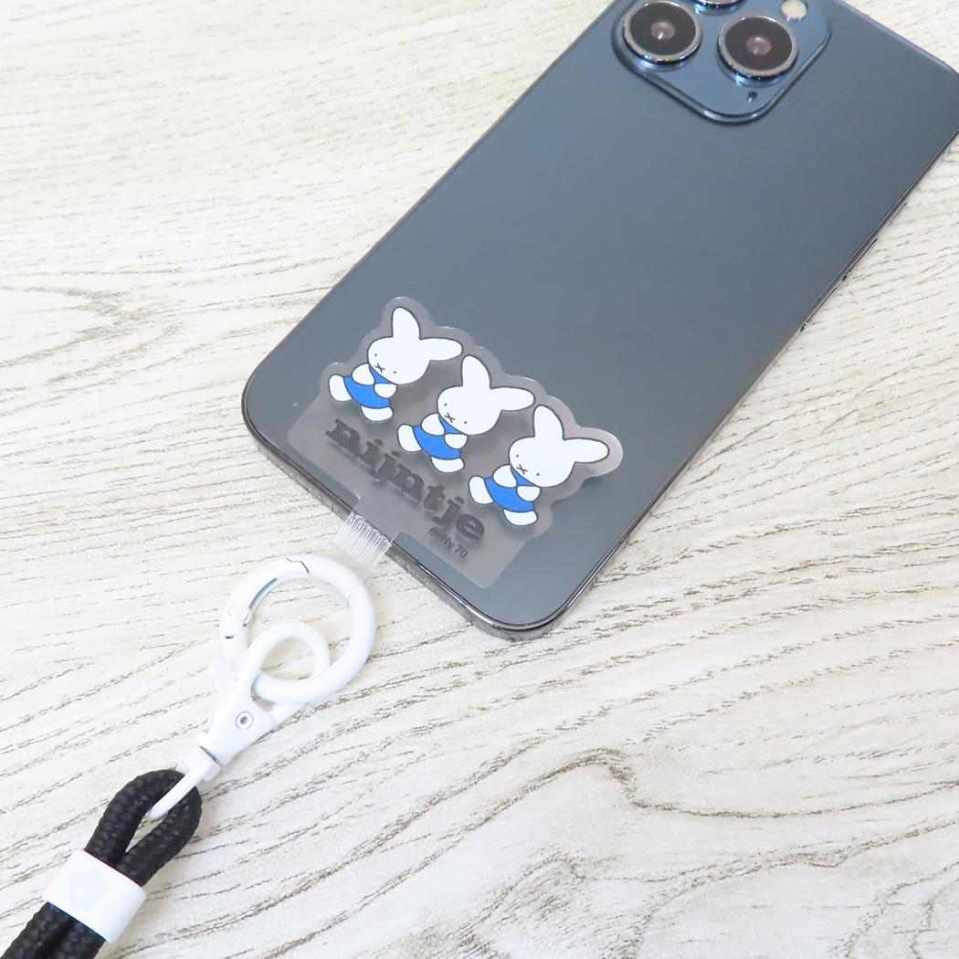 マルチリングプラス ストラップセット スマホアクセ ミッフィー ナインチェ 70th ディックブルーナ グルマンディーズ スマホリング ショルダーストラップ スマホショルダー 絵本メール便可