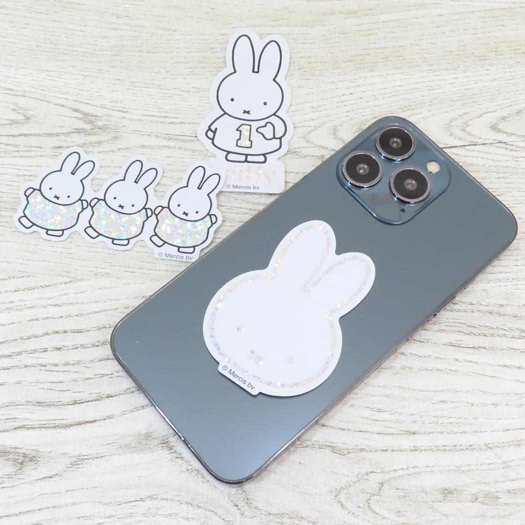 モバイルステッカー 3枚セット ダイカットシール ミッフィー ディックブルーナ グルマンディーズ デコシール デコステッカー 絵本メール便可