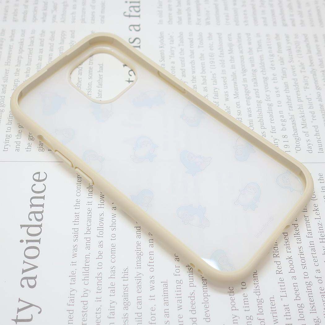 IIIIfit?2023 iPhone 6.1inch 2LENS model対応ケース iPhone15/14/13 モフサンド 総柄 mofusand グルマンディーズ スマホカバー