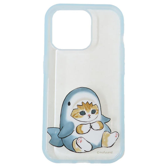 IIIIfit Clear 2023 iPhone 6.1inch 3LENS model対応ケース iPhone15 Pro モフサンド サメにゃん mofusand グルマンディーズ スマホカバー