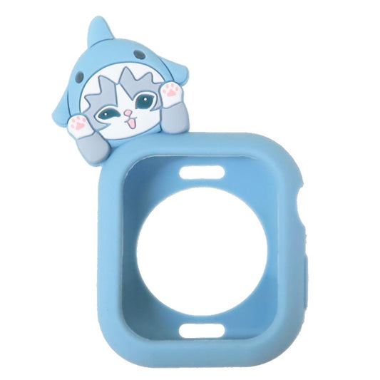 Apple Watch シリコンケース 41 40mm対応 アップルウォッチカバー モフサンド サメにゃん mofusand グルマンディーズ 保護ケース アップルウォッチケース メール便可