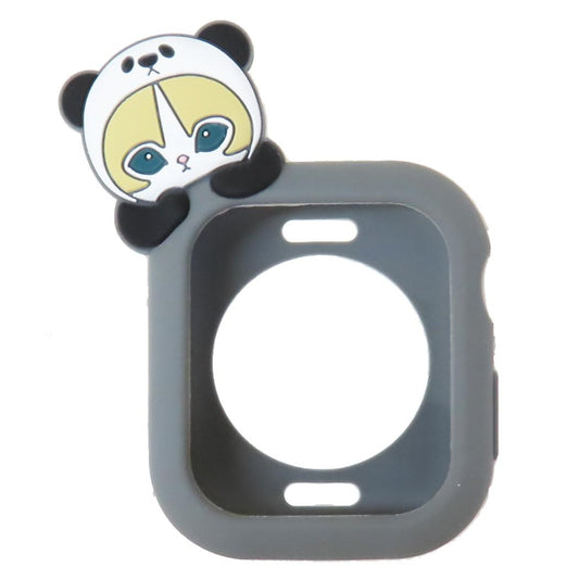 Apple Watch シリコンケース 41 40mm対応 アップルウォッチカバー モフサンド パンダにゃん mofusand グルマンディーズ 保護ケース アップルウォッチケース メール便可