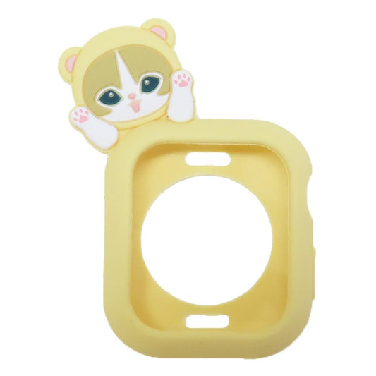 Apple Watch シリコンケース 41 40mm対応 アップルウォッチカバー モフサンド くまにゃん mofusand グルマンディーズ 保護ケース アップルウォッチケース メール便可