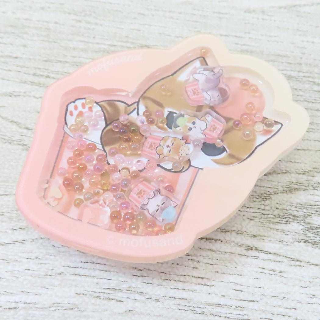シャカシャカPOCOPOCO スマホアクセ モフサンド カップケーキにゃん mofusand グルマンディーズ スマホスタンド メール便可