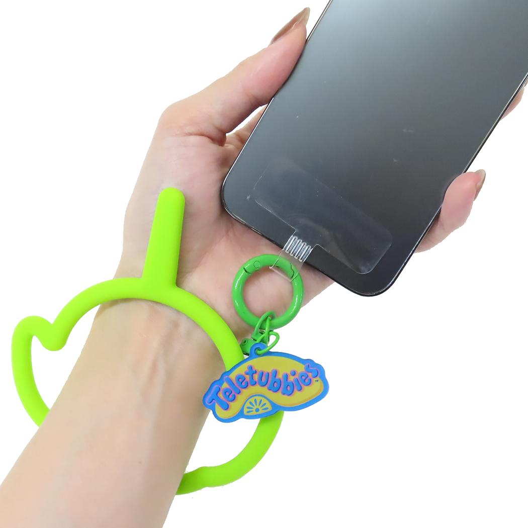 マルチリングプラス シリコンブレスレット スマホアクセ テレタビーズ Dipsy グルマンディーズ 落下防止 スマホホルダー メール便可