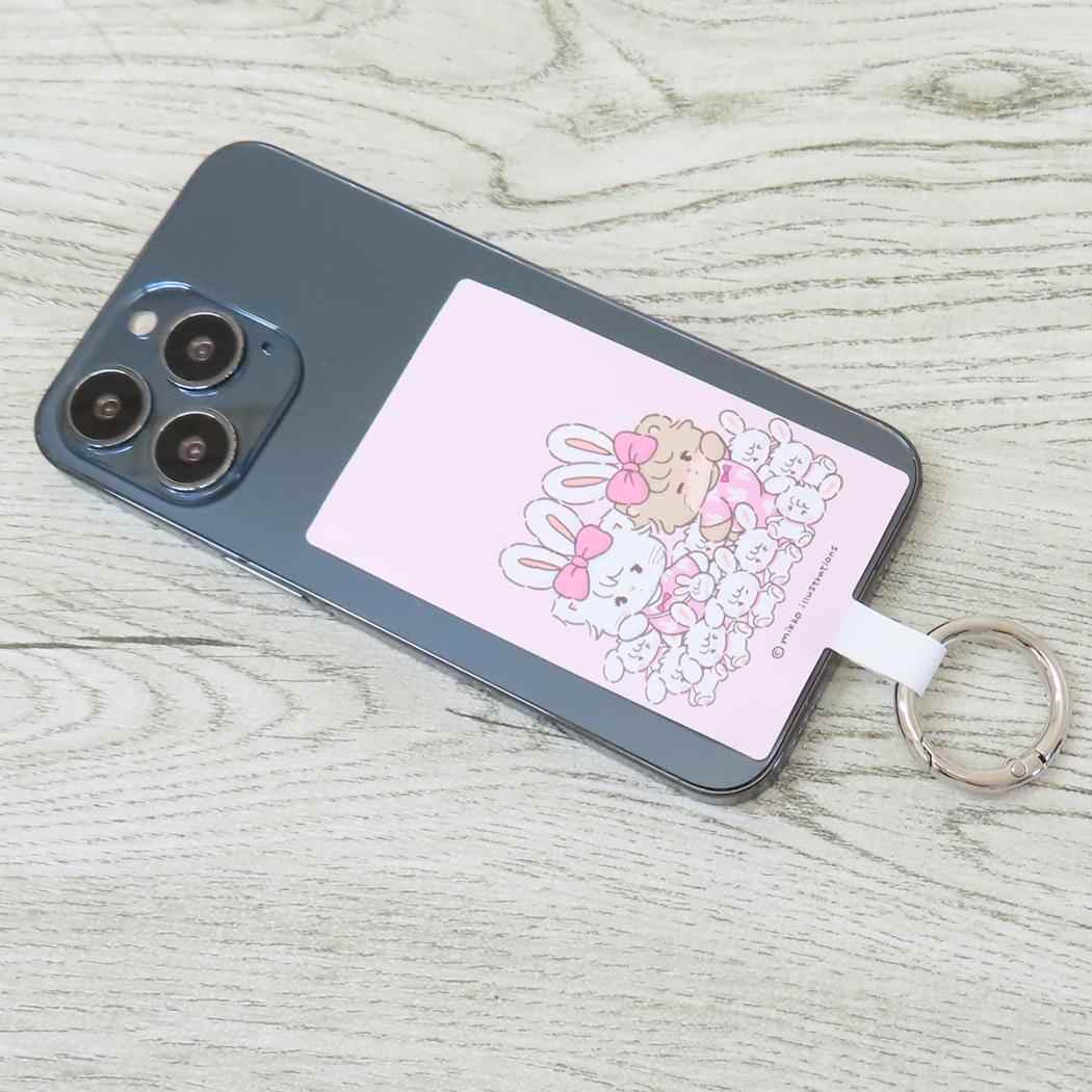 マルチリングプラス Lサイズ スマホアクセ mikko illustrations Cタイプ グルマンディーズ スマホリング メール便可