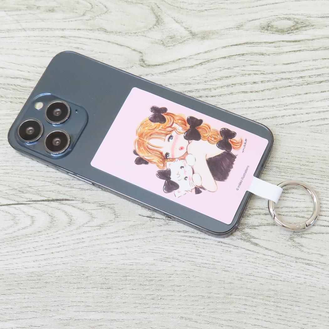 マルチリングプラス Lサイズ スマホアクセ mikko illustrations Dタイプ グルマンディーズ スマホリング メール便可