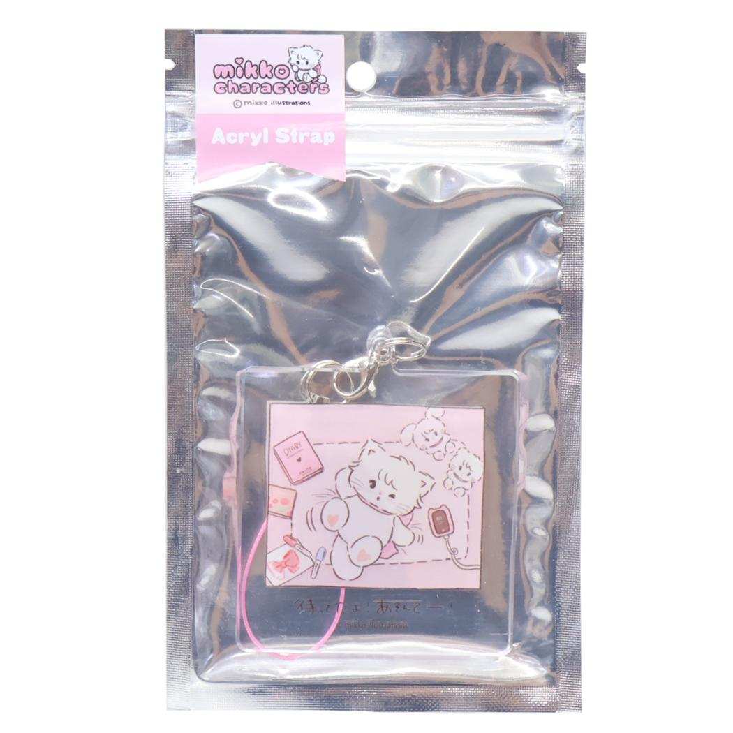 アクリルストラップ モバイルアクセサリ mikko illustrations Aタイプ グルマンディーズ キーホルダー メール便可